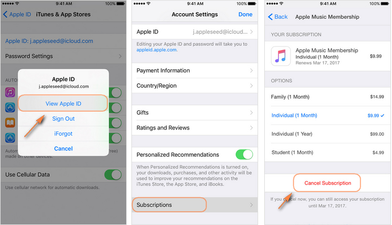 How to Unsubscribe to Apple Music on iPhone, iPad, or iPod touch