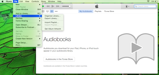 Add Audible audiobooks to iTunes Playlist