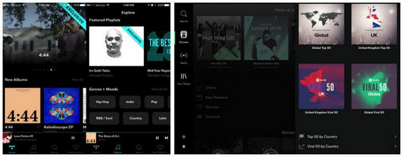 Tidal vs Spotify: the cost