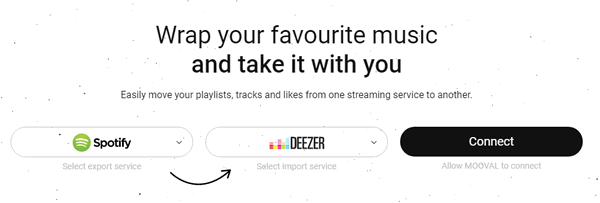transfer playlist from Deezer to Spotify