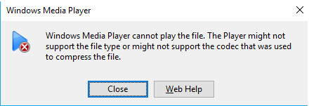 Cannot open M4V file in windows