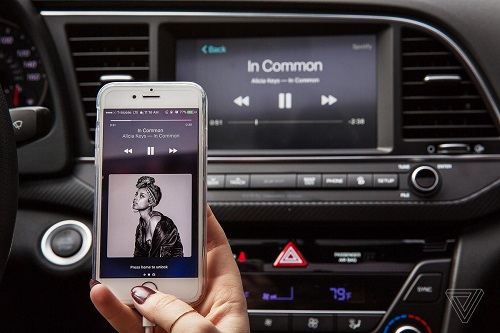 play Spotify music in the car