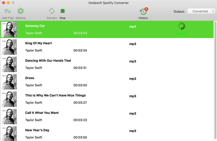 Start converting Spotify music free